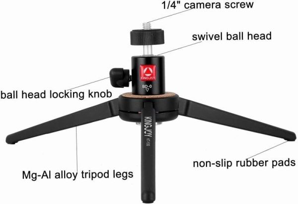 Kingjoy KT-100+BD-0 Masa üstü Tripod