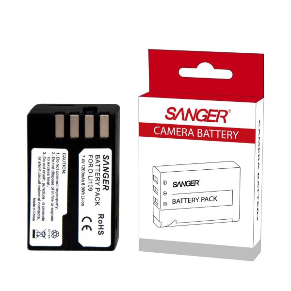 Sanger D-LI109 Pentax Fotoğraf Makinesi Batarya