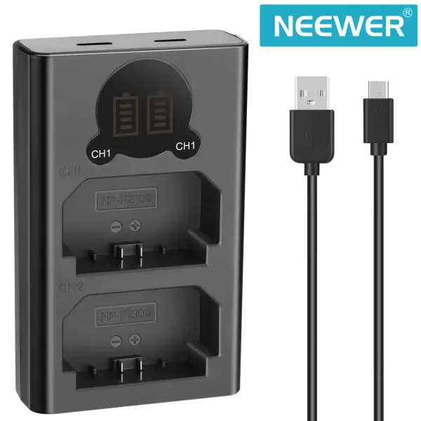 Neewer Dual USB Charger (Sony NP-FZ100 Uyumlu İkili Şarj Cihazı)