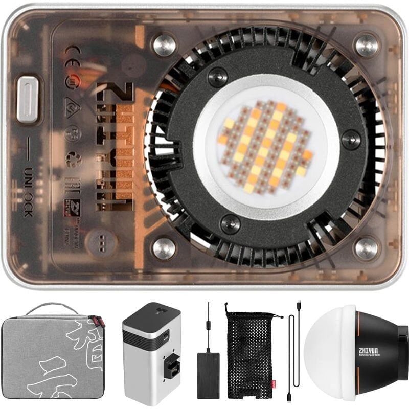 Zhiyun Molus X60 RGB 60W COB Taşınabilir LED Işık Pro Paket