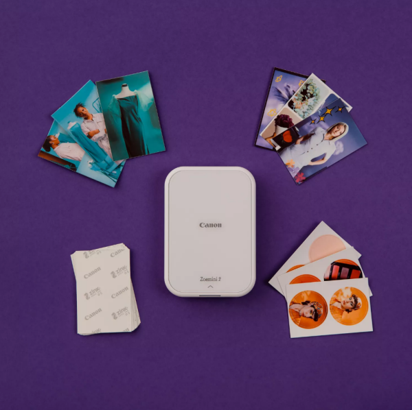 Canon Zoemini 2 Mini Fotoğraf Yazıcısı (Pearl White)