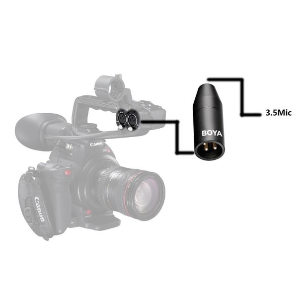 Boya 35C-XLR 3.5mm Stereo to XLR Dönüştürücü