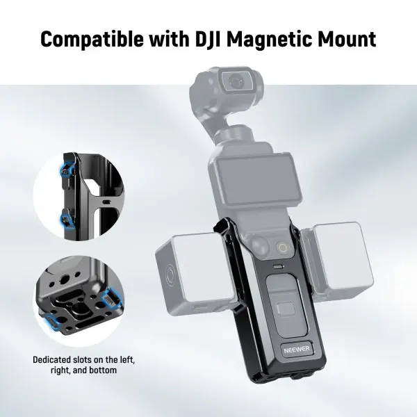 NEEWER AC029 DJI Osmo Pocket 3 İçin Manyetik Koruma Kafesi