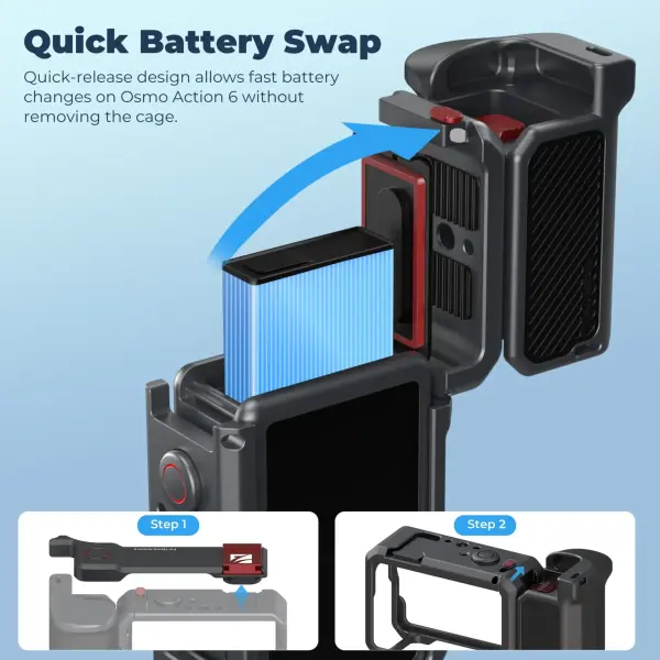 Freewell DJI Osmo Action 6 Creator Pro Cage