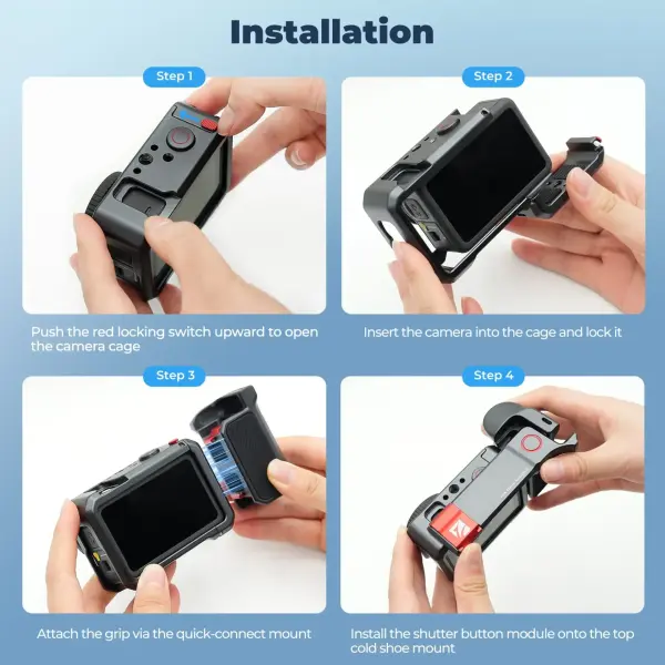 Freewell DJI Osmo Action 6 Creator Pro Cage