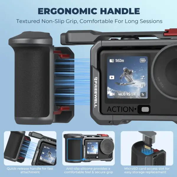 Freewell DJI Osmo Action 6 Creator Pro Cage