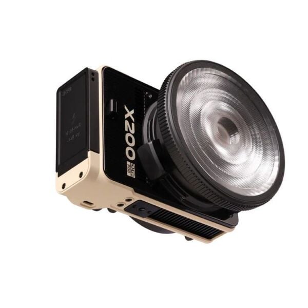 Zhiyun Molus X200 200W COB Taşınabilir LED Işık Siyah Combo Paket
