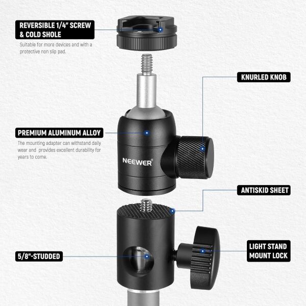 NEEWER ST-GM06 Işık Standı Montaj Adaptörü