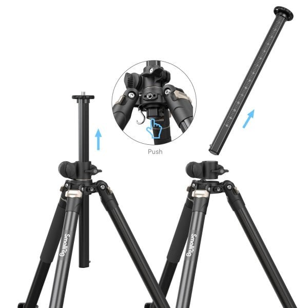 SmallRig 4288 CT200 Yanal Merkezli Sütun Tripod