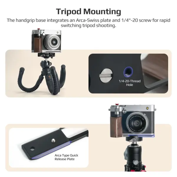 Freewell Fuji GFX100RF L Bracket Premium Grip