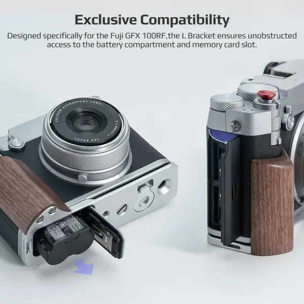 Freewell Fuji GFX100RF L Bracket Premium Grip