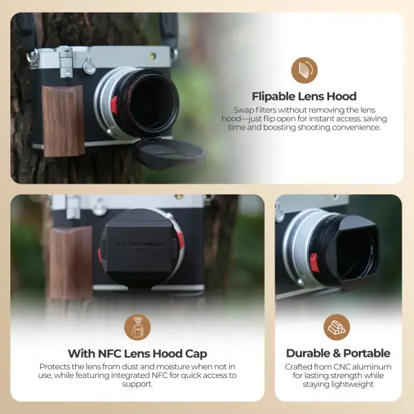 Freewell Fuji GFX100RF Real Lens Hood