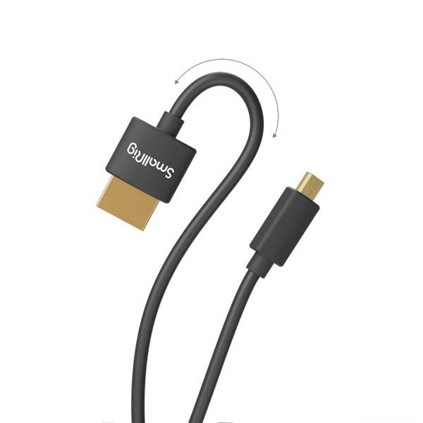 SmallRig 3043B Ultra Slim 4K HDMI Kablosu (D - A Micro) 55cm