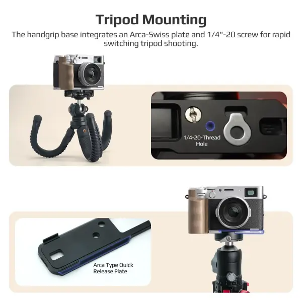 Freewell Fuji X100VI L Bracket Premium Grip Gri