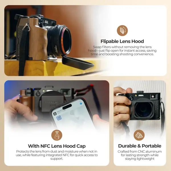 Freewell Fuji X100VI Real Lens Hood