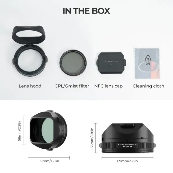Freewell Fuji X100VI Real Lens Hood