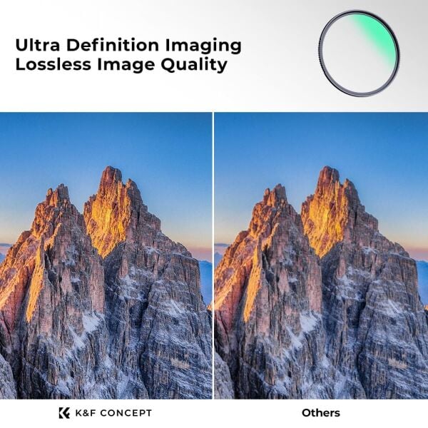 K&F Concept 105mm NANO-X MC-UV 28 Çok Katmanlı Kaplamaya sahip  Koruma Filtresi 8K Ultra HD