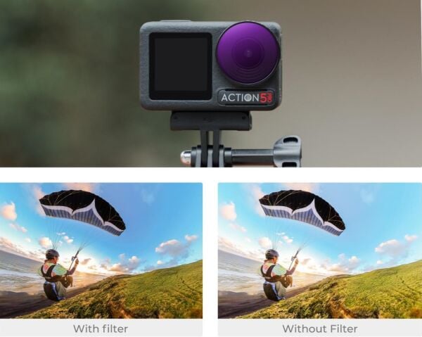 K&F Concept  NANO-X ND8 (3 stop)  DJI Osmo Action 4 / 5  Filtre