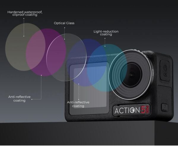 K&F Concept  NANO-X ND8 (3 stop)  DJI Osmo Action 4 / 5  Filtre