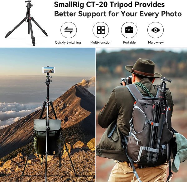 SmallRig 3474C CT-20 Alüminyum Alaşımlı Tripod
