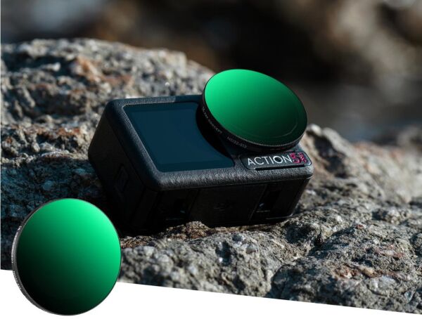 K&F NANO-X ND32-512  DJI Osmo Action 5 Pro/Osmo Action 4/Osmo Action 3 ile Uyumlu Değişken Filtre