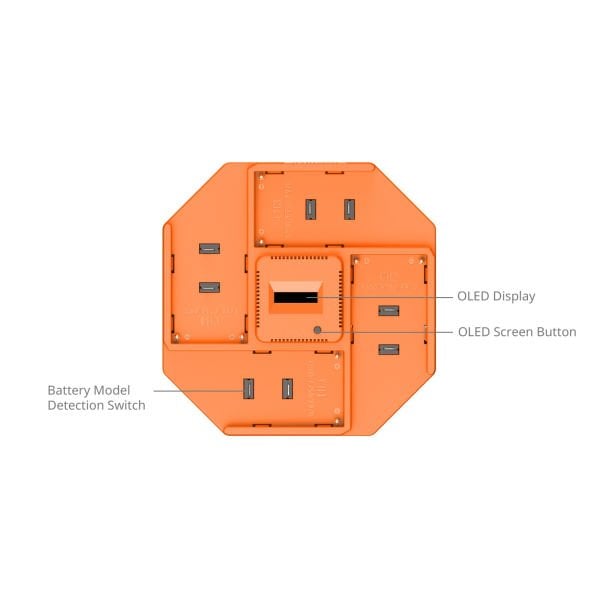 SmallRig 4834 NP-F970 4 Kanallı Kamera Pil Şarj Cihazı ve 4 Pil Takımı