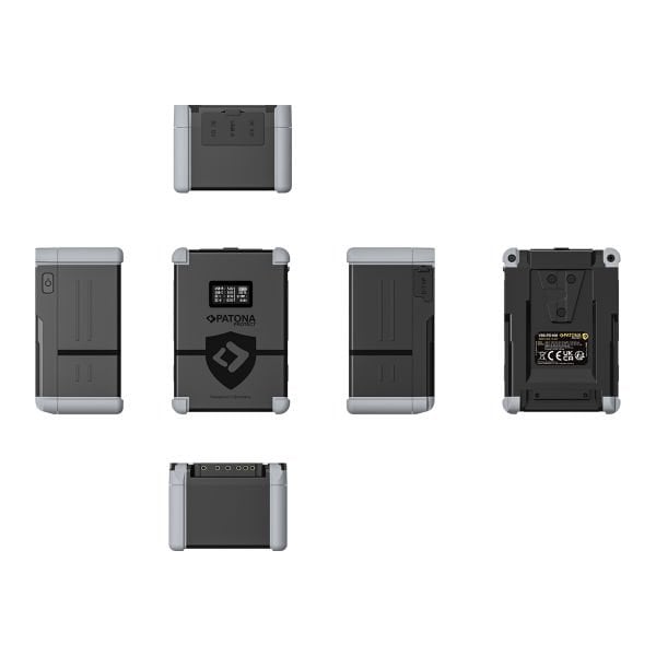 PATONA PROTECT V-Mount Pil V99-PD100 99Wh USB-C USB-A D-Tap 2xDC çıkışı