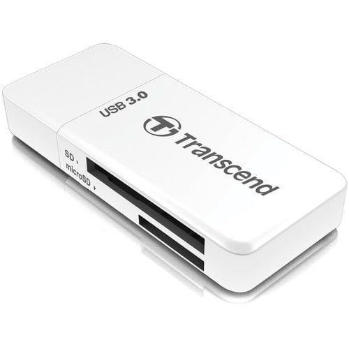 TRANSCEND TS-RDF5W SD/MicroSD Card USB 3.1 Gen 1, White