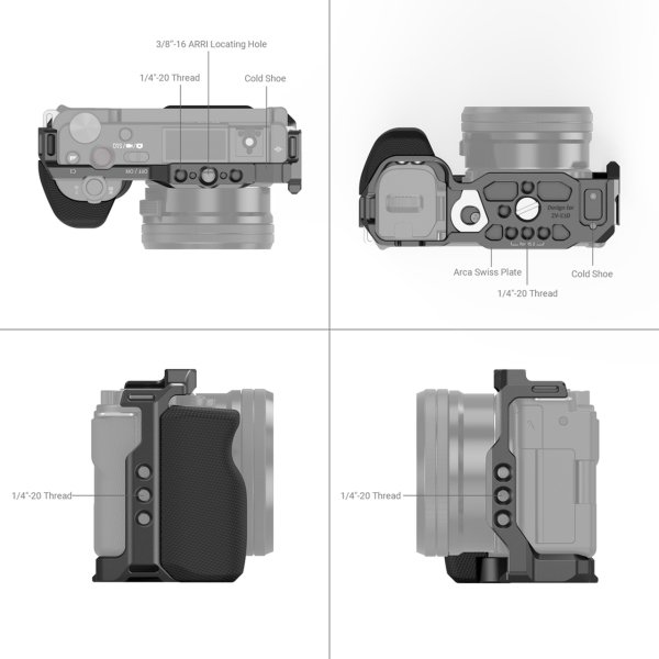 SmallRig 3538B Sony ZV-E10 için Saplı Kafes