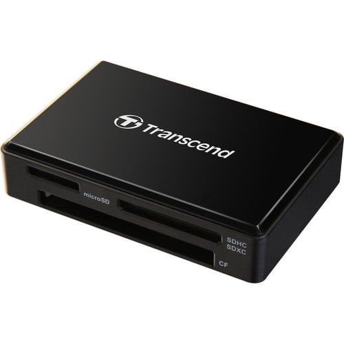TRANSCEND TS-RDF8K2 ALL-IN-1 MEMORY CARD READER USB 3.0/3.1 Gen 1, BLACK