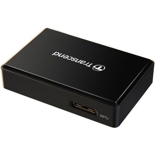 TRANSCEND TS-RDF8K2 ALL-IN-1 MEMORY CARD READER USB 3.0/3.1 Gen 1, BLACK