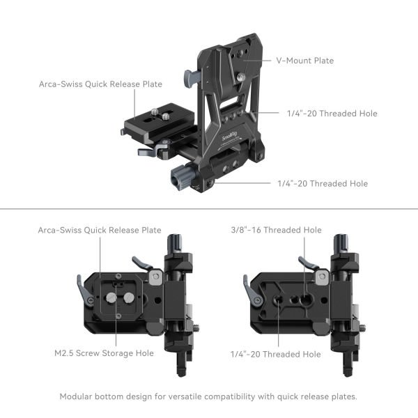 SmallRig 4064B  V-Mount Pil Montaj Sistemi