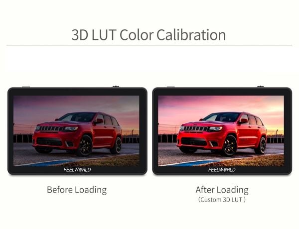 FEELWORLD F6 PLUS 6 inç  3D LUT Kamera  Alan Monitörü 1920x1080 HD 4K HDMI