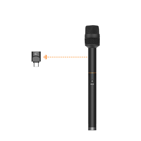 COMICA Revo S Kablosuz Ropörtaj Mikrofonu USB-C + Lightning Girişli Telefonlar için