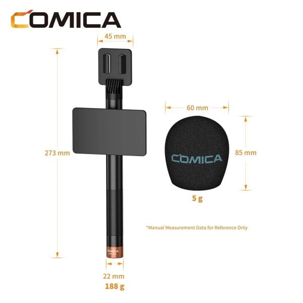 Comica HR-WM Kablosuz Mikrofon İçin El Tipi Adaptör