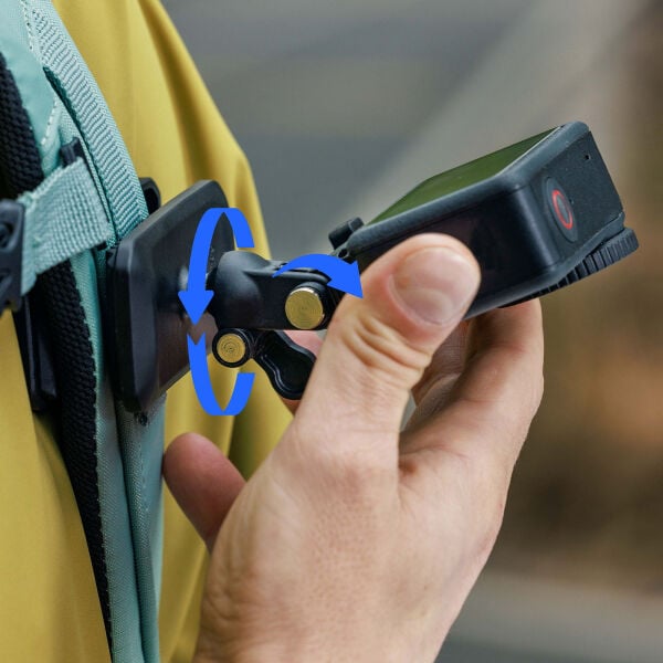 SmallRig 5722 Aksiyon Kameraları için Sırt Çantası Klipsi