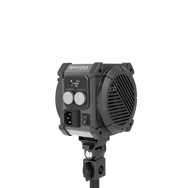 PATONA 4172 Premium Sq200RGB Led-Video Işığı 200W Cob Sert Kılıf