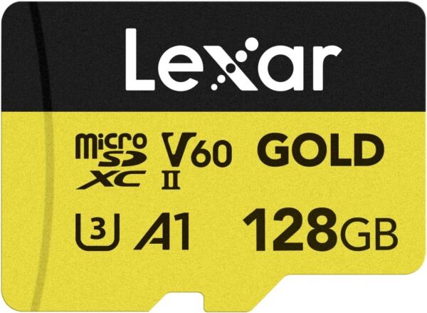 Lexar Professional 128GB Gold MicroSD Hafıza Kartı (280MB/s - 180MB/s)