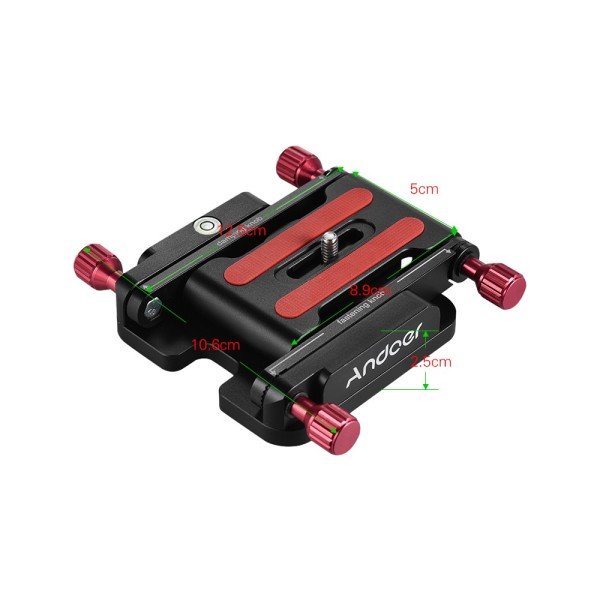 Andoer D5092 Z-5 Z-Tilt Kafalı Katlanır Hızlı Bırakma Plakası