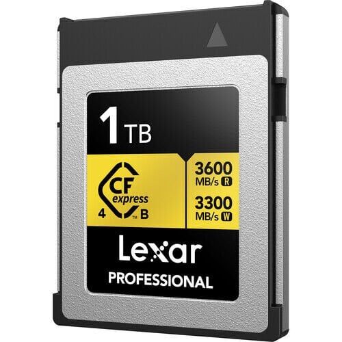 Lexar 1TB Profesyonel CFexpress Tip B | Gold (3600MB/s - 3300MB/s)