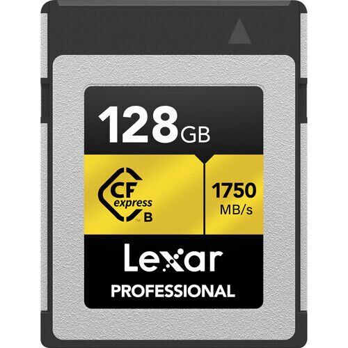 Lexar 128GB Profesyonel CFexpress Tip B | Gold (1750MB/s - 1500MB/s)