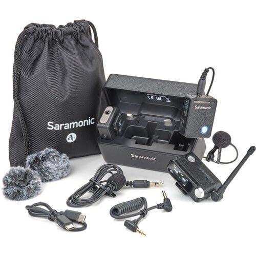 Saramonic Ultra 03 32 Bit 2 Kişilik Kablosuz Yaka Mikrofonu (Lavalier Mikrofon Dahil)