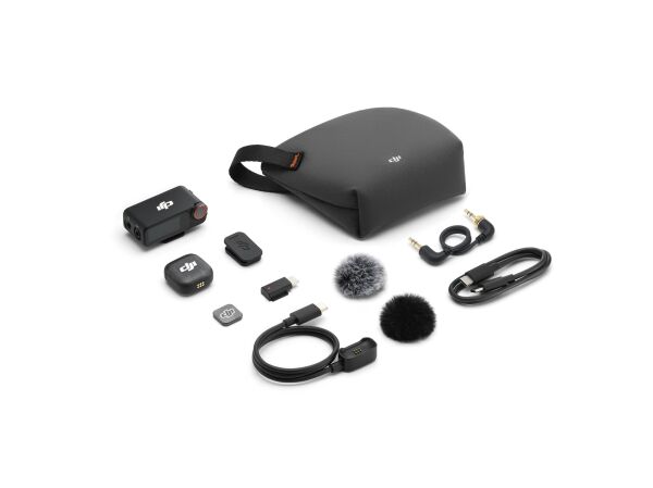 DJI Mic 3 (Tek Kişilik) Kompakt Dijital Kablosuz Mikrofon Sistemi
