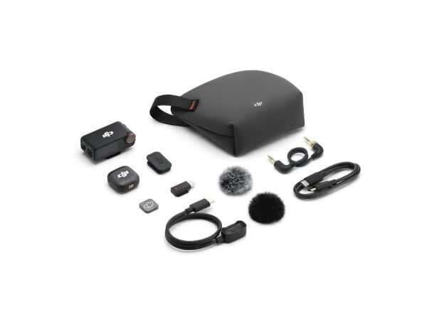 DJI Mic 3 (Tek Kişilik) Kompakt Dijital Kablosuz Mikrofon Sistemi