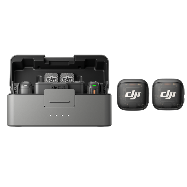 DJI Mic 3 2 Kişilik Kompakt Dijital Kablosuz Mikrofon Sistemi