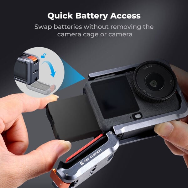 K&F Concept Dji Osmo Action 6 İçin Sokak Fotoğrafçılığı Kafes
