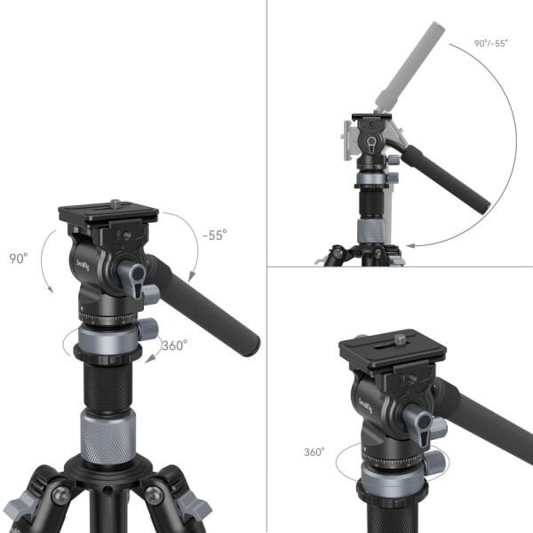 SmallRig 4221 Karbon Seyahat Video Tripod