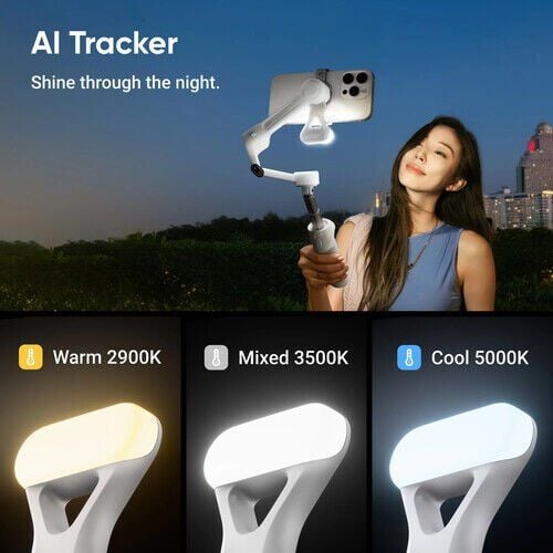 Insta360 Flow 2 AI Tracker Bundle (Summit White)