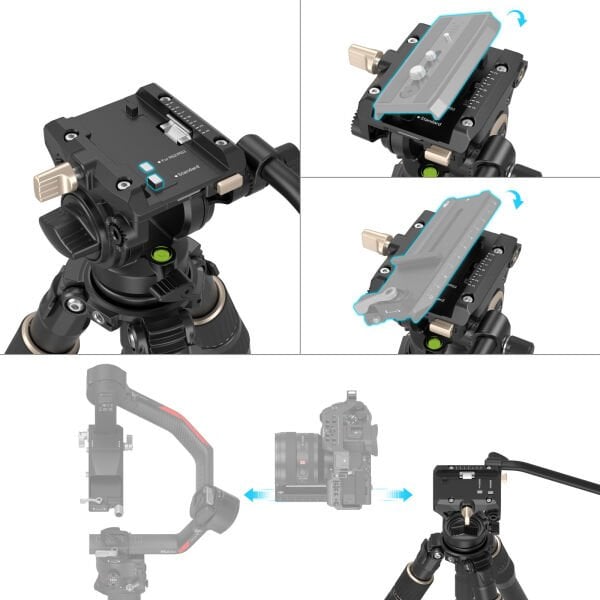 SmallRig 4643 FT-S303  Karbon Fiber Tripod Kiti