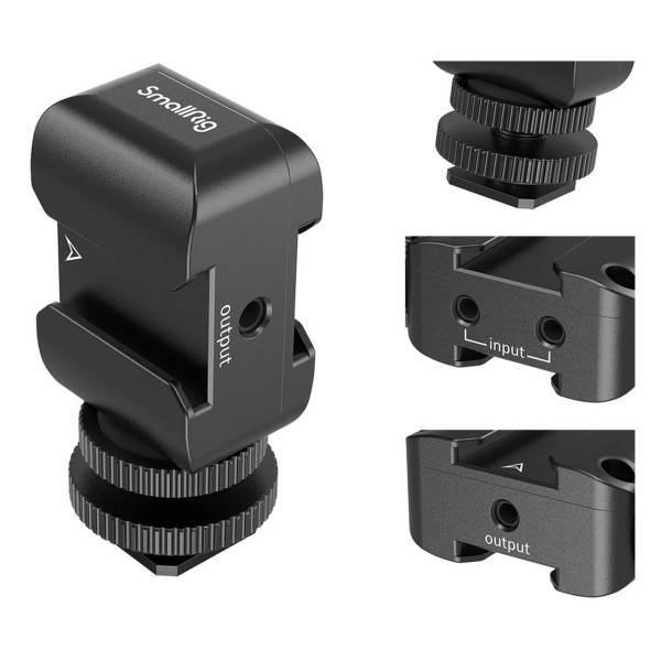 SmallRig 2996 Kablosuz Mikrofon için İkisi bir Arada Braket